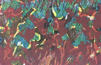 Modern  Original Art -  Abstract Scene , Kismine Varner, c.1990