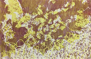 Modern  Original Art -  Abstract Scene , Kismine Varner, c.1990