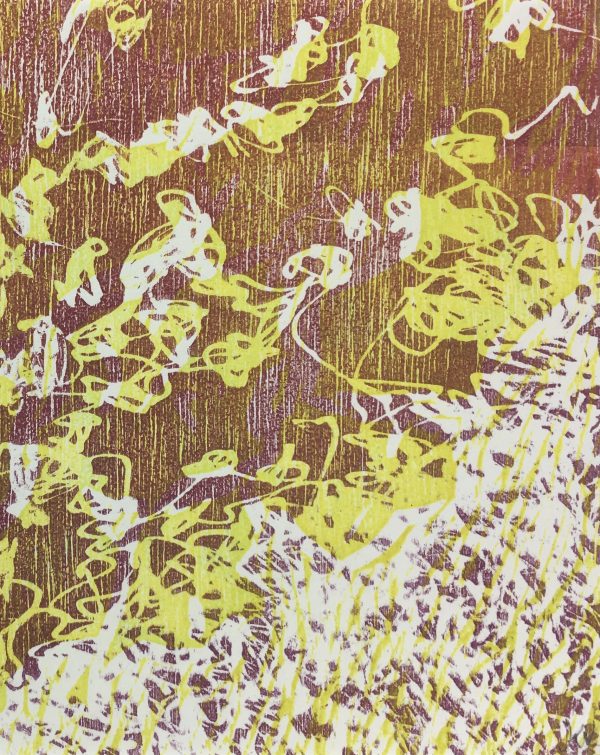 Modern  Original Art -  Abstract Scene , Kismine Varner, c.1990