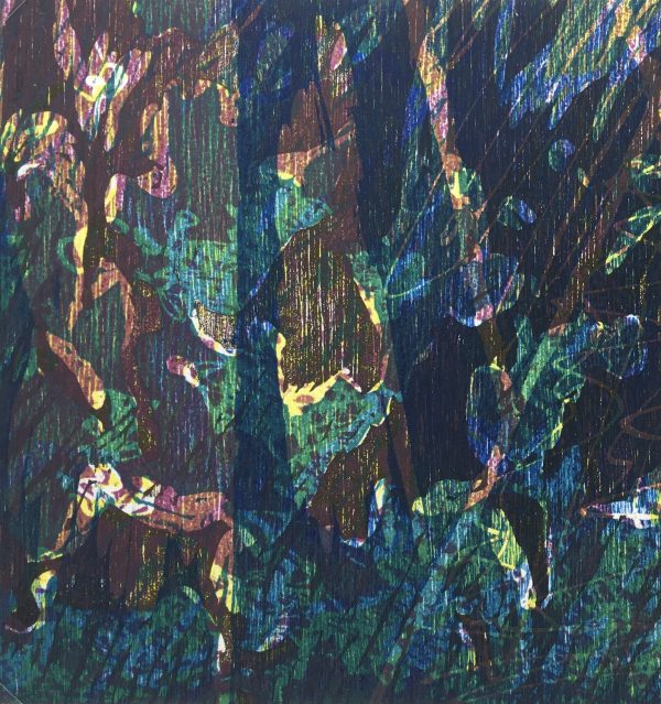 Modern  Original Art - Abstract Scene, Kismine Varner, c.1990