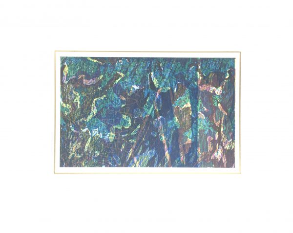 Modern  Original Art - Abstract Scene, Kismine Varner, c.1990