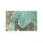 Modern  Original Art - Abstract Scene, Kismine Varner, c.1990