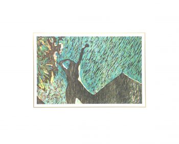 Modern  Original Art - Abstract Scene, Kismine Varner, c.1990