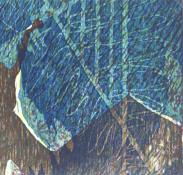 Modern  Original Art - Abstract Scene, Kismine Varner, c.1990