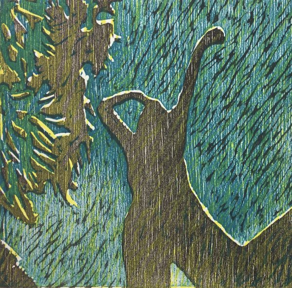 Modern  Original Art - Abstract Scene, Kismine Varner, c.1990