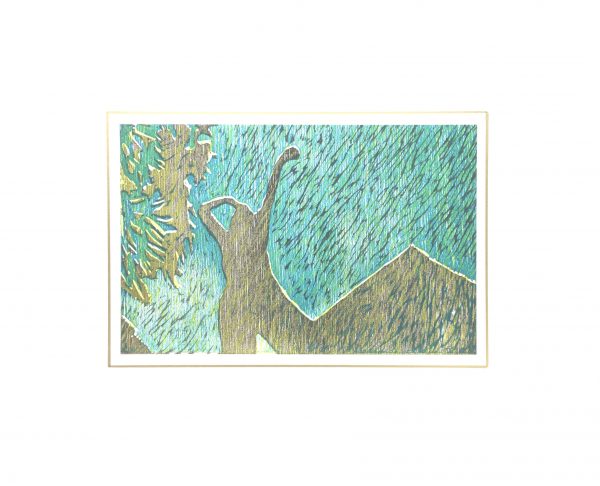 Modern  Original Art - Abstract Scene, Kismine Varner, c.1990