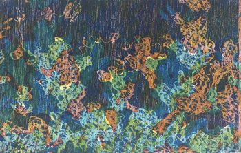 Modern  Original Art - Abstract Scene, Kismine Varner, c.1990