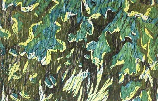 Modern  Original Art - Abstract Scene, Kismine Varner, c.1990