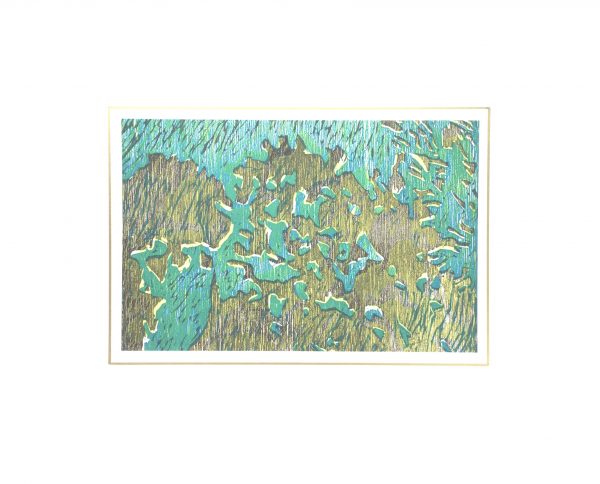 Modern  Original Art - Abstract Scene, Kismine Varner, c.1990