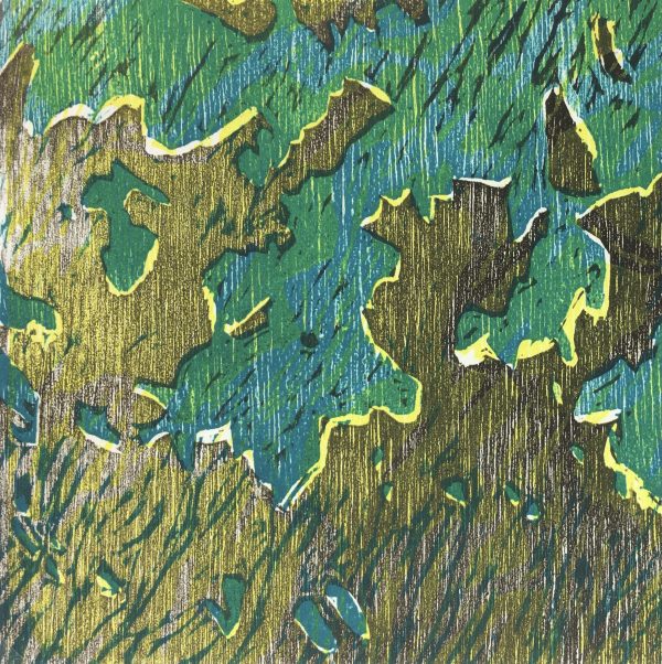 Modern  Original Art - Abstract Scene, Kismine Varner, c.1990