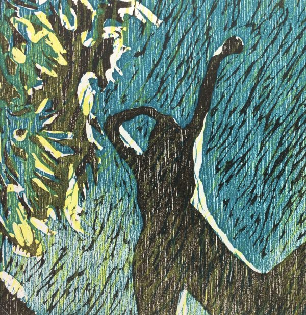 Modern  Original Art - Abstract Scene, Kismine Varner, c.1990