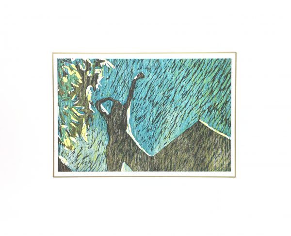 Modern  Original Art - Abstract Scene, Kismine Varner, c.1990