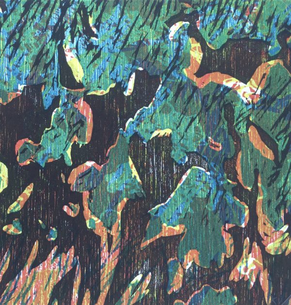 Modern  Original Art - Abstract Scene, Kismine Varner, c.1990