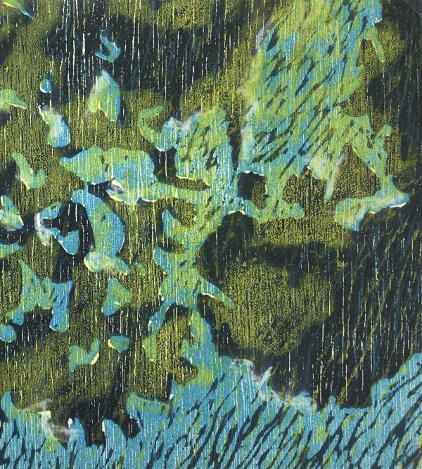 Modern  Original Art - Abstract Scene, Kismine Varner, c.1990