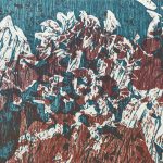 Modern  Original Art - Abstract Scene, Kismine Varner, c.1990