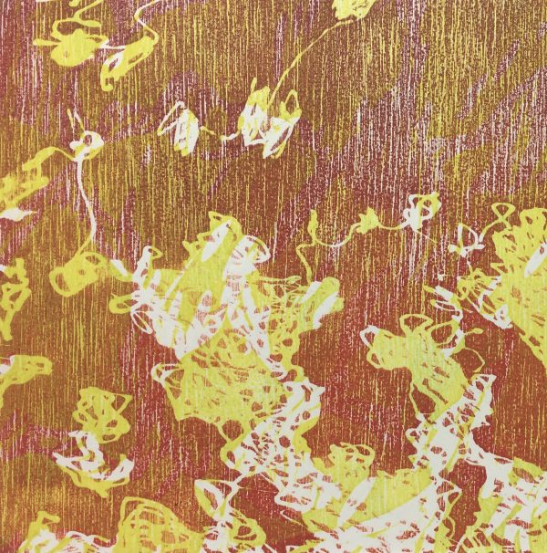 Modern  Original Art - Abstract Scene, Kismine Varner, c.1990