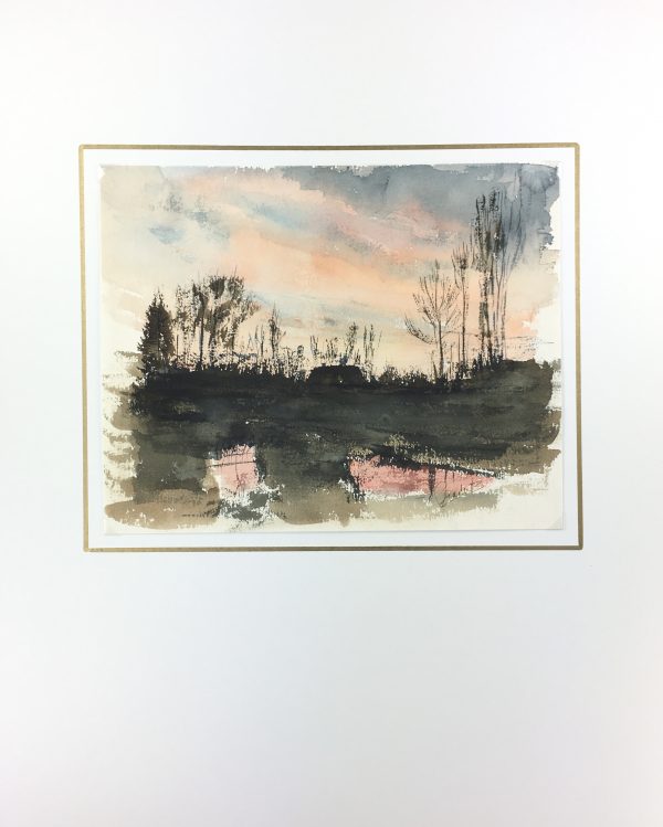 Landscapes Original Art - Sunset, P. B., c.1960