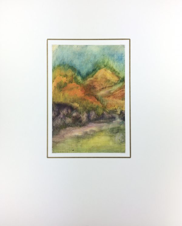 Landscapes Original Art - Blended Landscape, French, c.1950