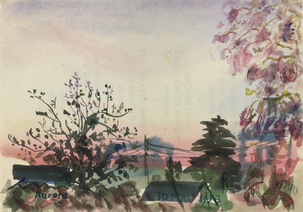 Landscapes Original Art - Aurore, French, 1953