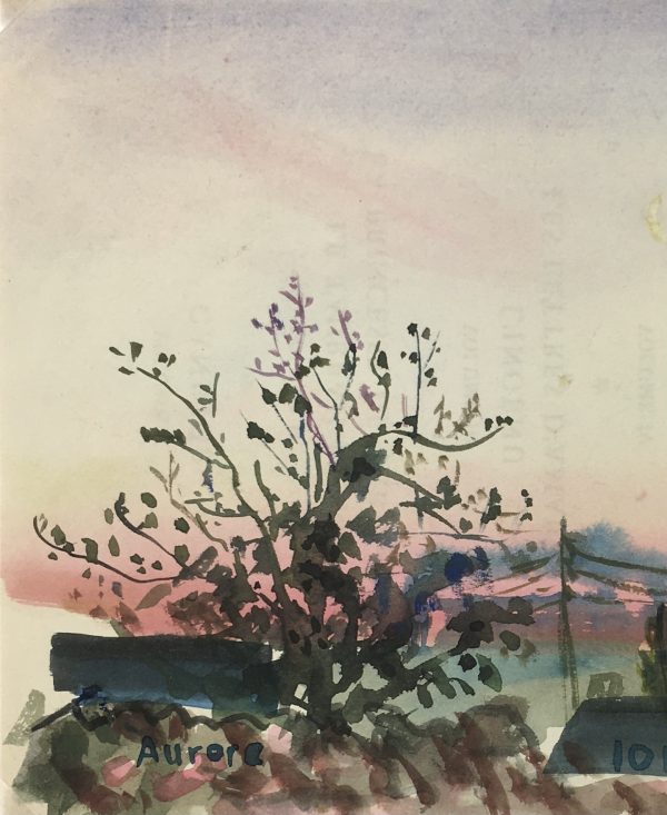 Landscapes Original Art - Aurore, French, 1953