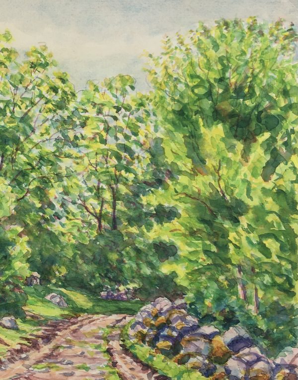 Landscapes Original Art - Landscape, Guerney, 1967