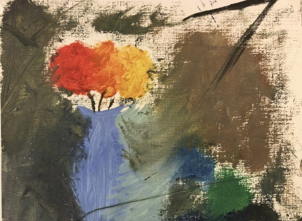 Abstract Modern Original Art - Abstract Still, I. E., 1992