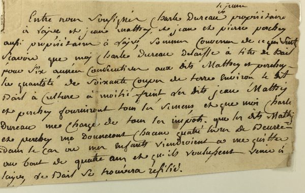 Manuscripts Original Art - Receipt, Bourbon Kings, c.1830
