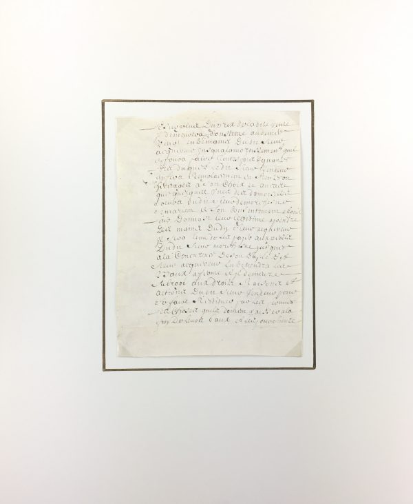 Manuscripts Original Art - French Knight, Paris, Vellum, Morchesne, c.1670