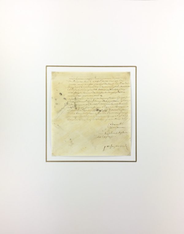 Manuscripts Original Art - French Manuscript, Vellum, c.1750