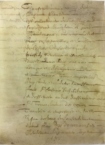 Manuscripts Original Art - French Manuscript, Vellum, c.1650