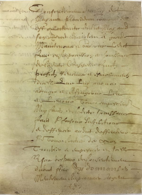 Manuscripts Original Art - French Manuscript, Vellum, c.1650