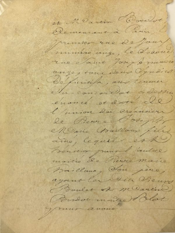 Manuscripts Original Art - French Manuscript, Vellum, 1830