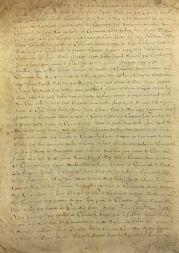 Manuscripts Original Art - French Manuscript, Vellum, c.1700