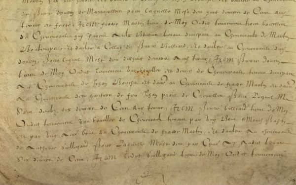 Manuscripts Original Art - French Manuscript, Vellum, c.1700