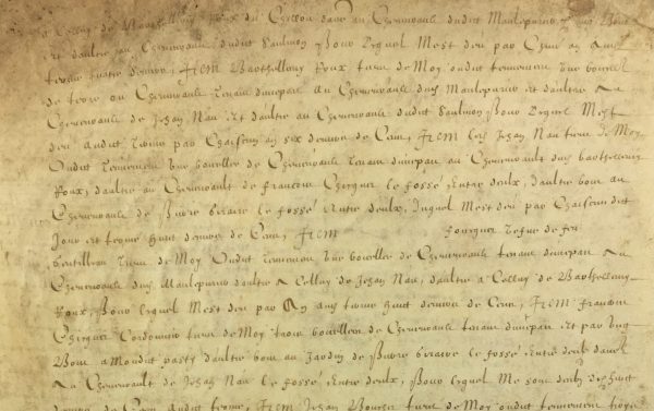 Manuscripts Original Art - French Manuscript, Vellum, c.1700