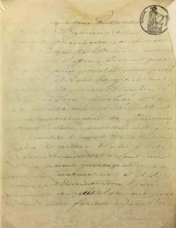 Manuscripts Original Art - French Manuscript, Vellum, 1830