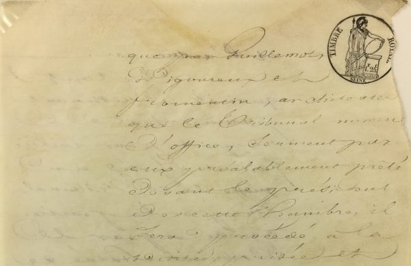 Manuscripts Original Art - French Manuscript, Vellum, 1830