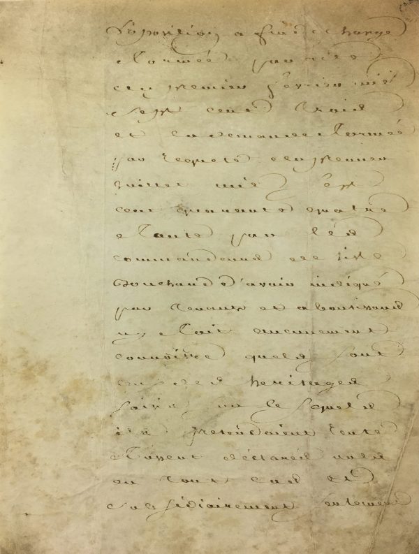 Manuscripts Original Art - French Manuscript, Vellum, c.1700