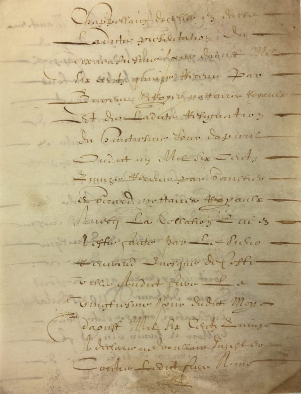Manuscripts Original Art - French Manuscript, Vellum, c.1750