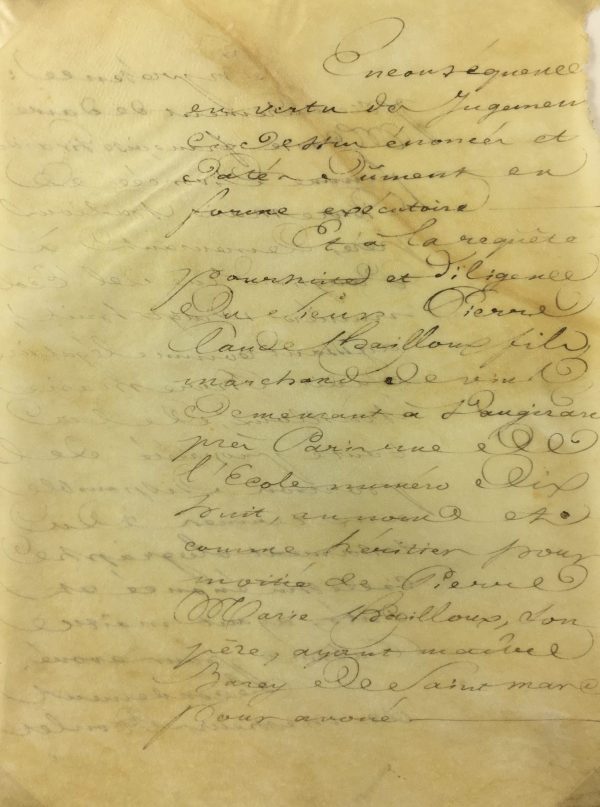 Manuscripts Original Art - French Manuscript, Vellum, 1830
