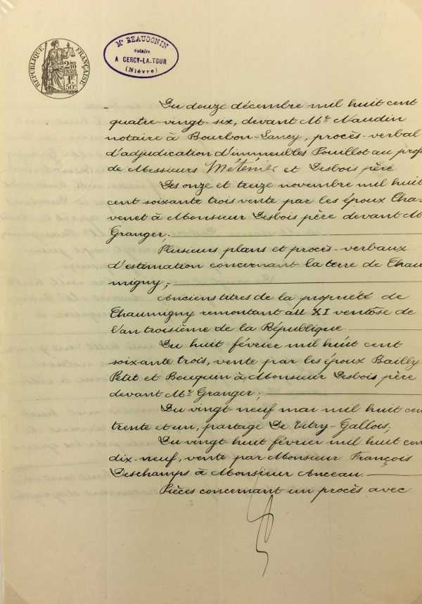 Manuscripts Original Art - Land Sales, Inventory, 1901