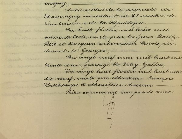 Manuscripts Original Art - Land Sales, Inventory, 1901