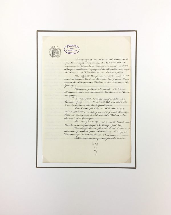 Manuscripts Original Art - Land Sales, Inventory, 1901