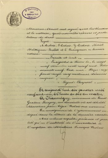 Manuscripts Original Art - French Manuscript, Inventory, 1901