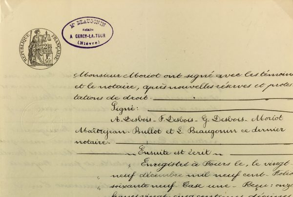 Manuscripts Original Art - French Manuscript, Inventory, 1901