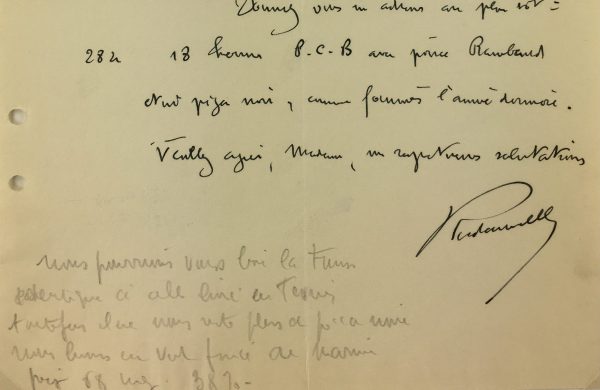 Manuscripts Original Art - Purchase Receipt, Cutlery, Goldsmith, 1941