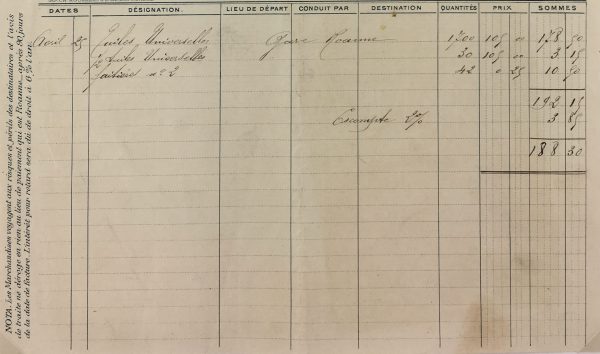 Manuscripts Original Art - Purchase Receipt, Roof Tiles, 1890