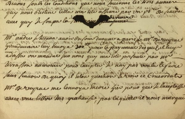 Manuscripts Original Art - Brother in Law, French Manuscript, 1740