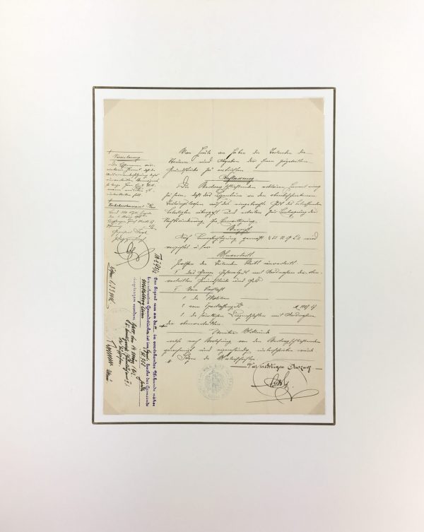 Manuscripts Original Art - Alsace Manuscript, Alsace-Lorraine, 1912