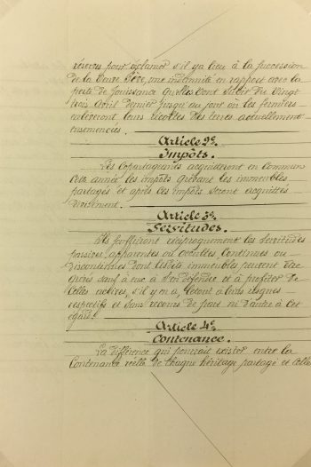 Manuscripts Original Art - Farm Land, French Manuscript, c.1860
